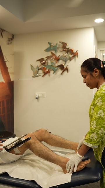 Final follow-up check-up after limb lengthening treatment
